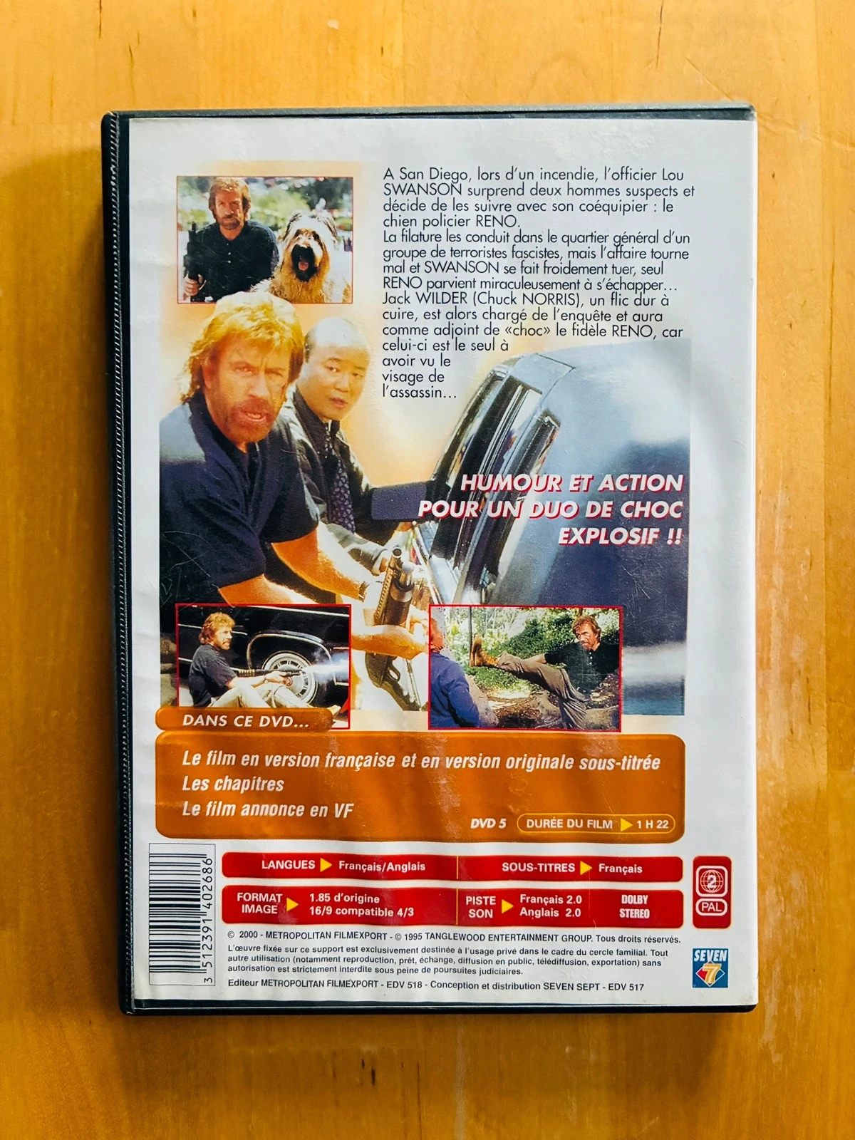 DVD Top Dog Chuck Norris. – photo 3